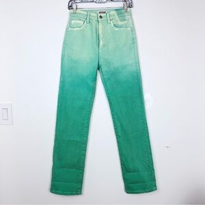 GUESS Green high rise  Straight Leg Jeans